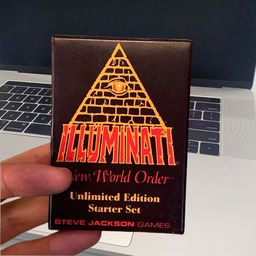 Party Games Console - 영어 버전 110pcs Illuminati 1995 Edition