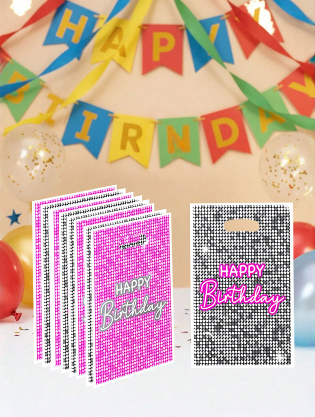 Party Games No Supplies - 20개/40개 파티 선물 가방, 글리터 스팽글