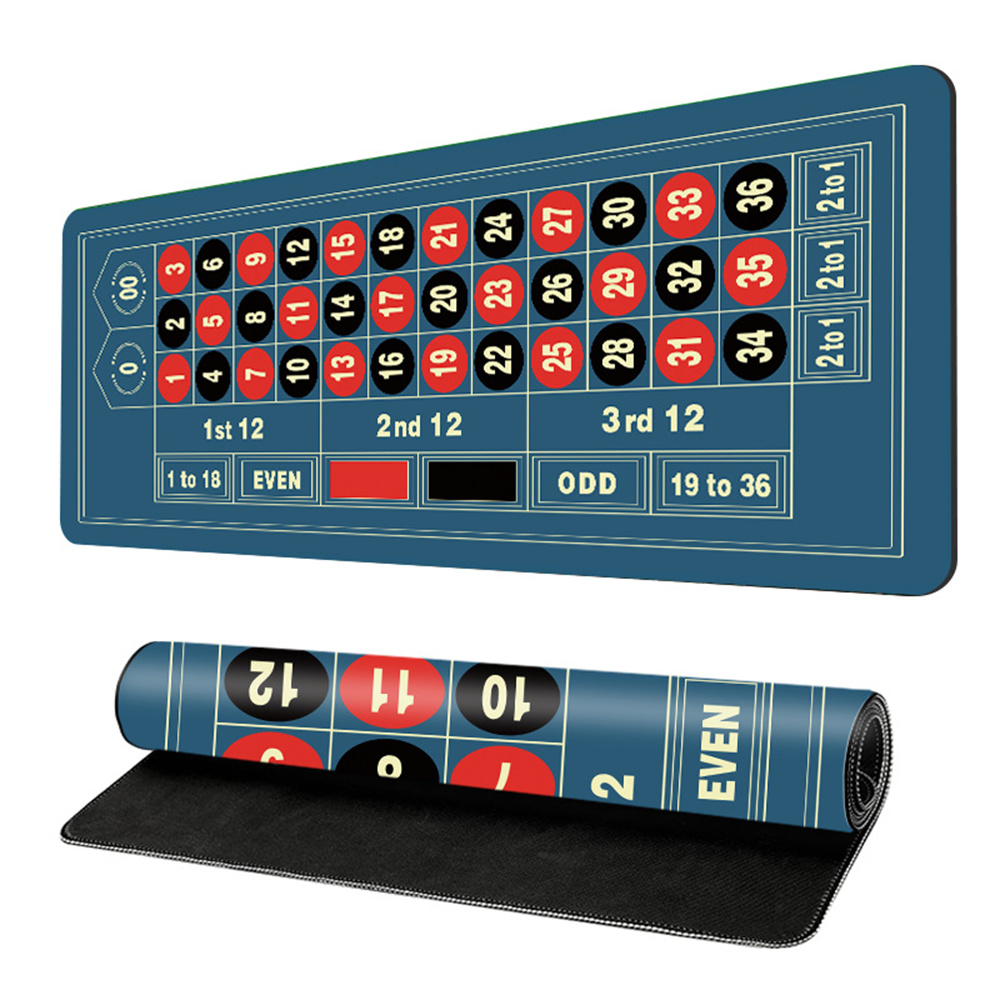 Party Games Entertainer - 대형 고무 룰렛 게임 테이블 매트
