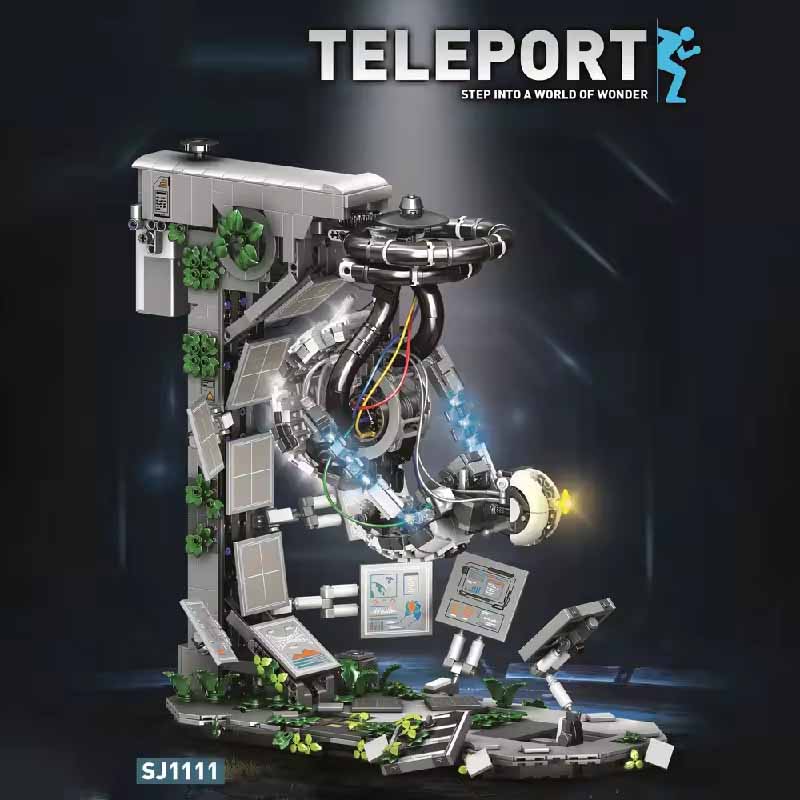 기술적인 GLaDOS 포털 2 모터 LED 빌딩 블록  - Party Games Lab 리뷰 및 가격
