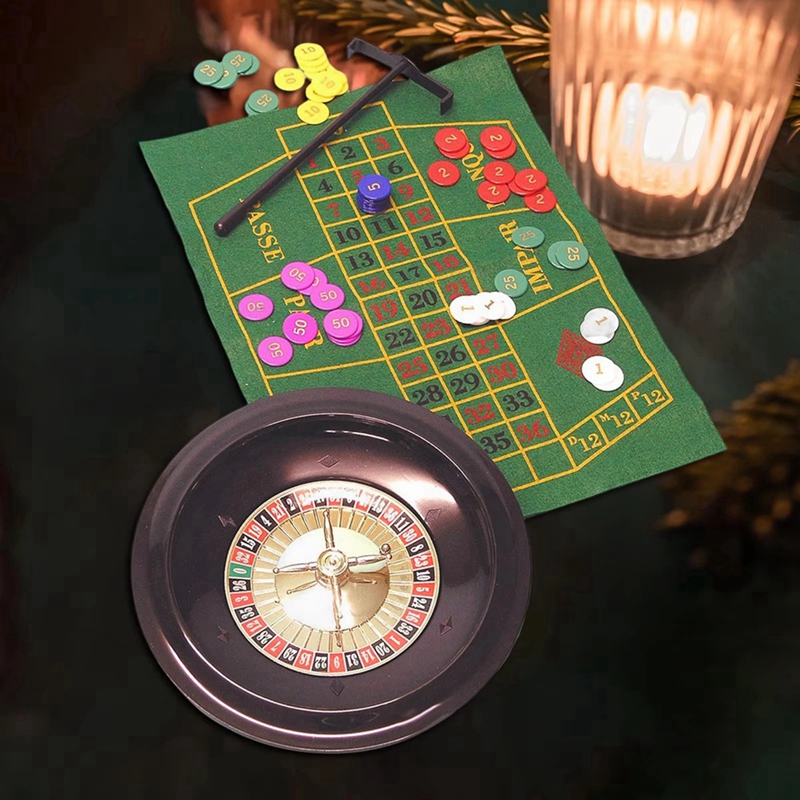 룰렛 휠 장식 용품, 상호 작용 테이블 게임 턴테이블, - Party Games No Supplies 리뷰 및 가격