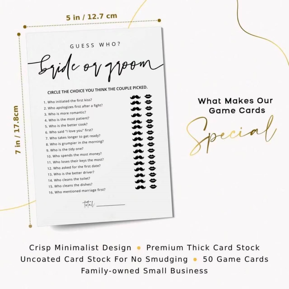 20 Pcs 웨딩 게임 재미있는 신부 약혼 파티 게임  - Party Games Bridal Shower 리뷰 및 가격