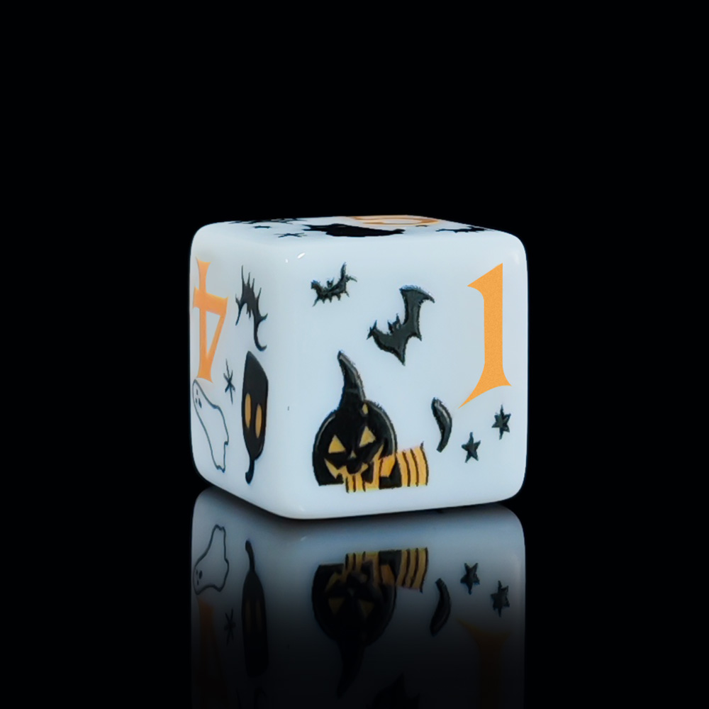 12개입 16MM 화이트 아크릴 프린트 D6 주사위 할 - Party Games Console 리뷰 및 가격