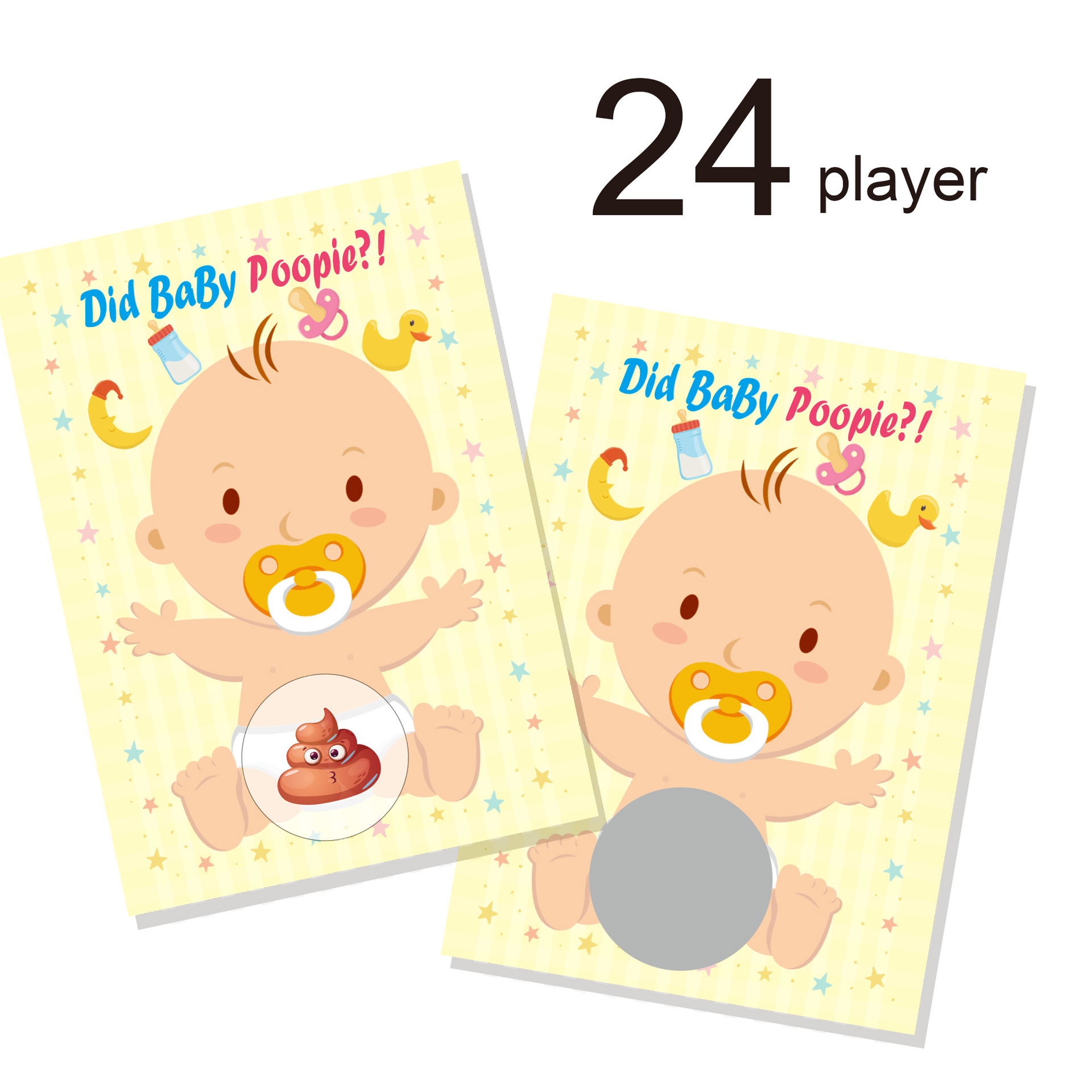 성별 공개 베이비 샤워 팀 게임 카드 샤워 생일 파티  - Party Games No Supplies 리뷰 및 가격