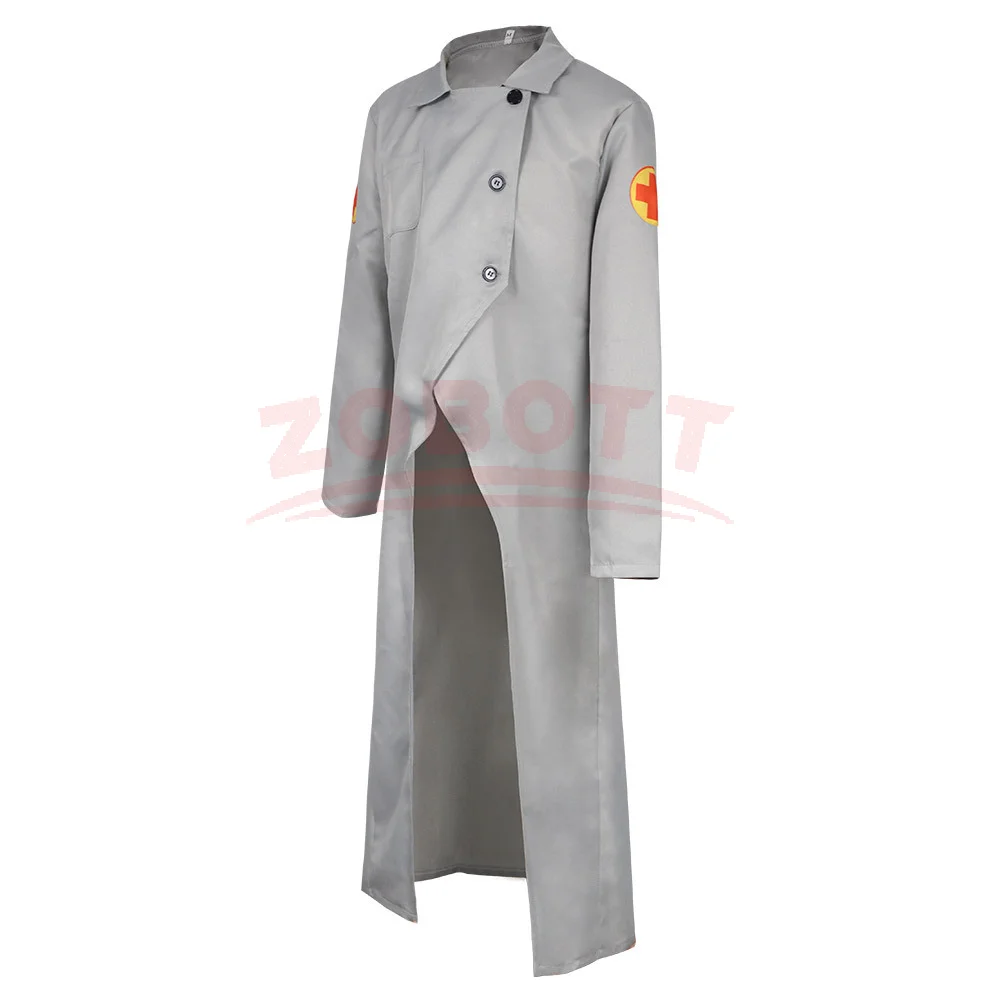 TF2 메딕 루드프트 박사 코스프레 유니폼 레드 블루  - Party Games Lab 리뷰 및 가격